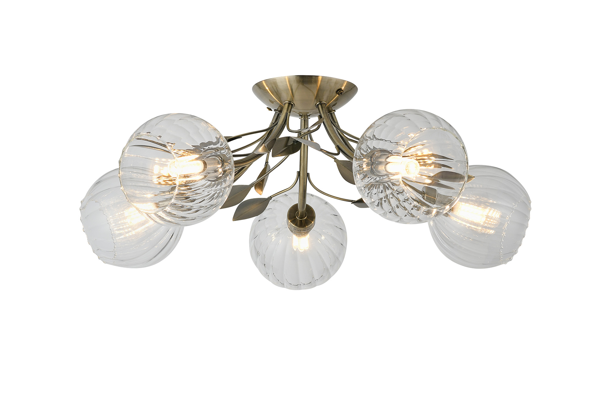 Elm Ceiling Lights Deco Semi Flush Fittings